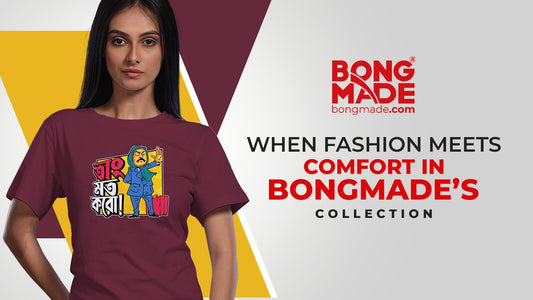 a girl is wearing Bongmade t-shirt