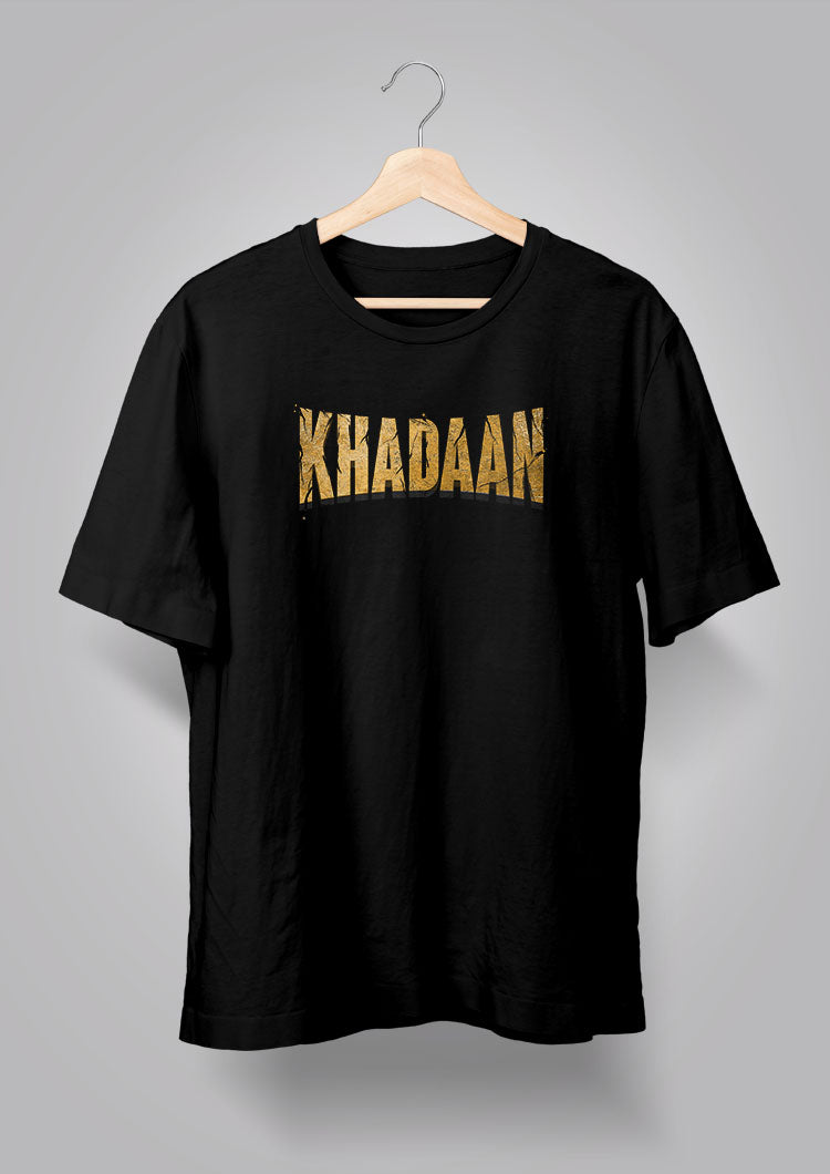 Khadaan Golden Logo Tees