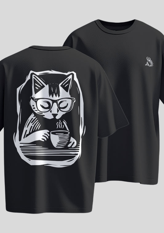 The Caffeine Cat Oversized