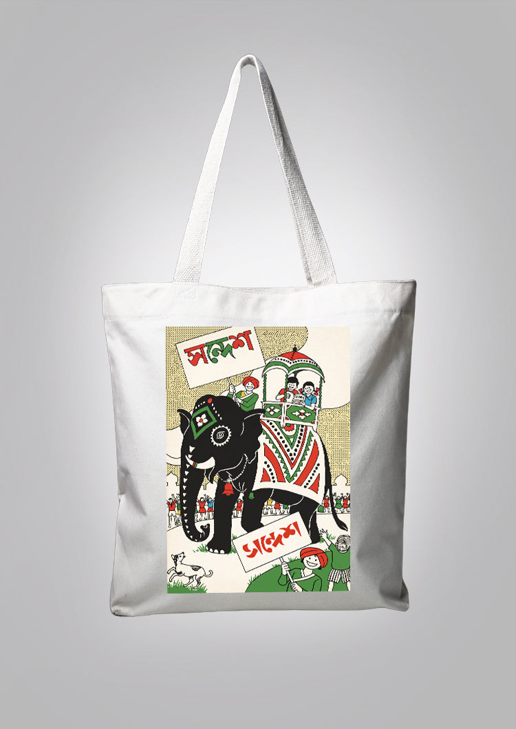 Sandesh Boishakh 1393 White Tote Bag