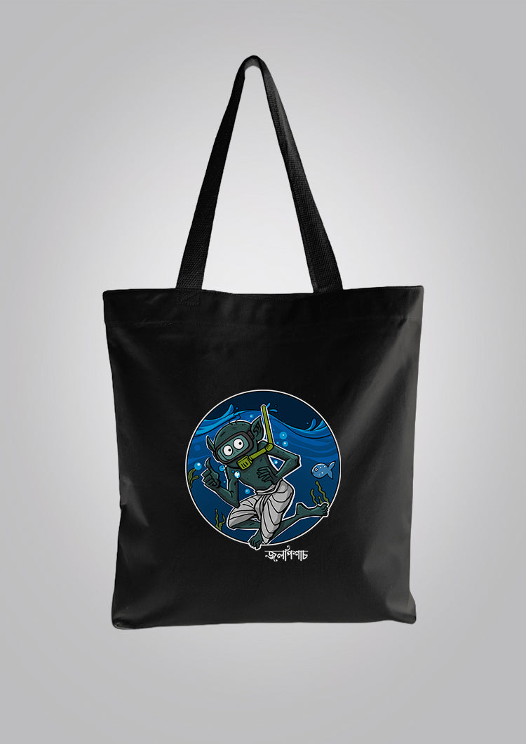 Jolpishach Black Tote Bag