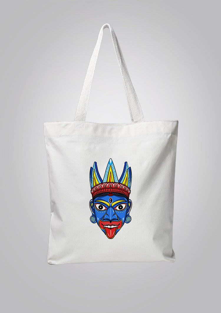 Gambhira Kali White Tote Bag