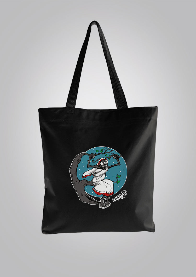 Shaakchunni Black Tote Bag