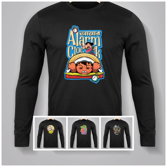 bengali full-sleeve printed t-shirts