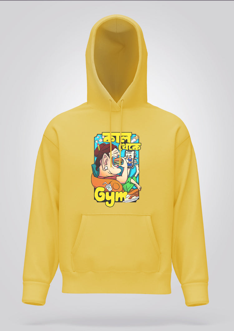 Kal Theke Gym Female Hoodie Unisex