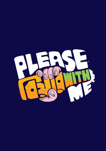 Please Beer With Me Navy Blue Unisex T-Shirts