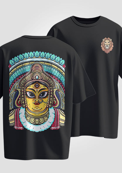 Durga Oversized Printed T-Shirts