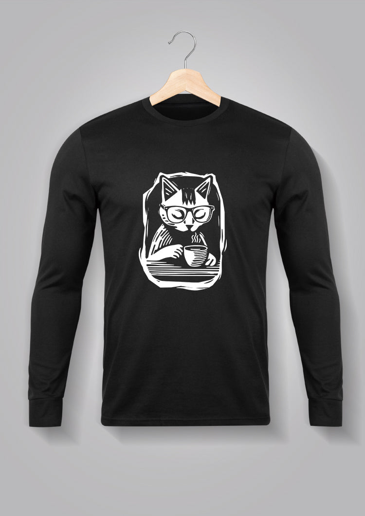 The Caffeine Cat Full Sleeve