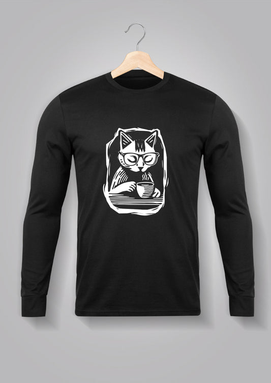 The Caffeine Cat Full Sleeve