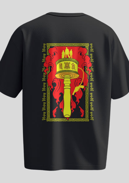 Feluda Pherot - Wheel of Mystery Oversized T-Shirts