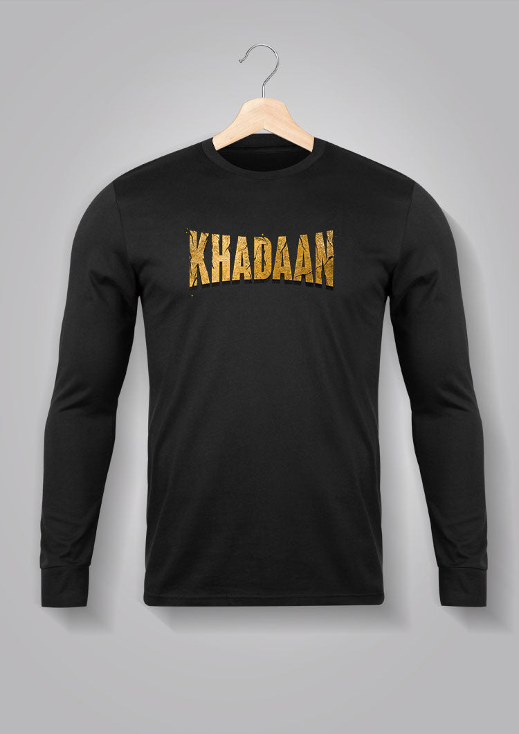 Khadaan Golden Logo Full Sleeve Unisex