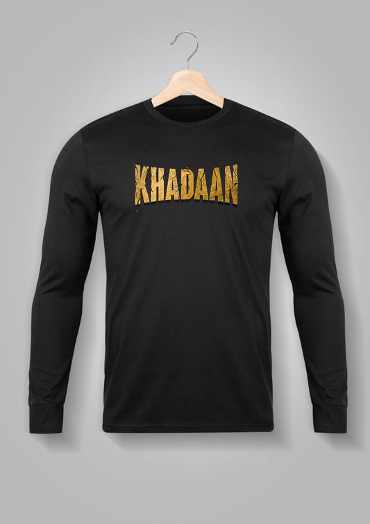 Khadaan Golden Logo Full Sleeve Unisex