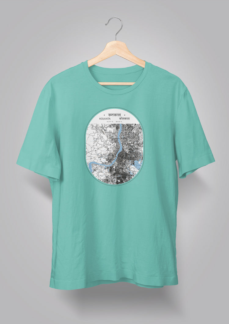 Kolkata Map Unisex T-shirts