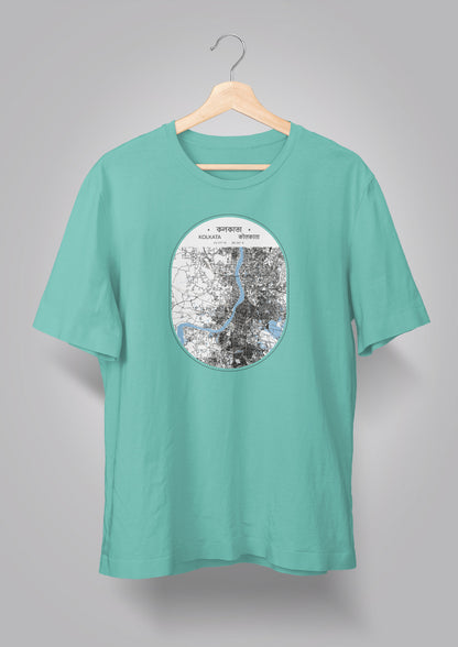 Kolkata Map Unisex T-shirts