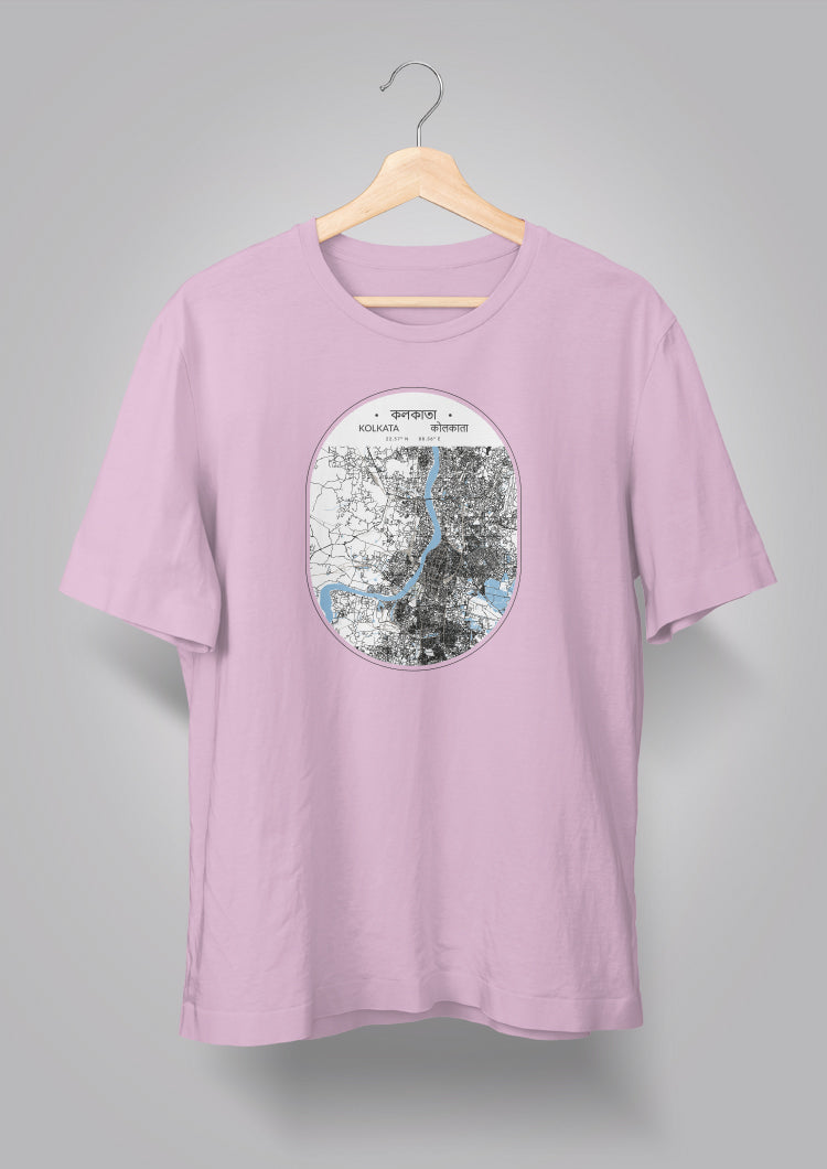 Kolkata Map Unisex T-shirts