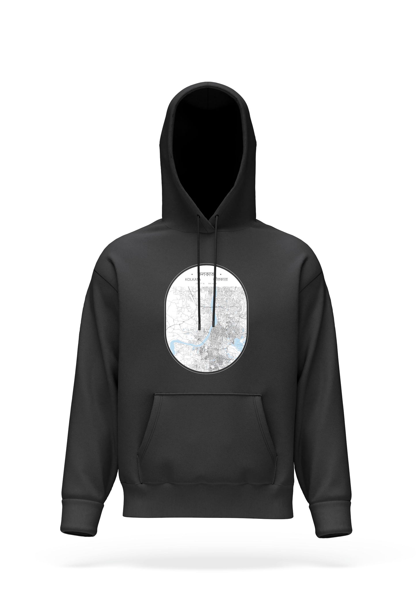 Kolkata Map Hoodie Unisex