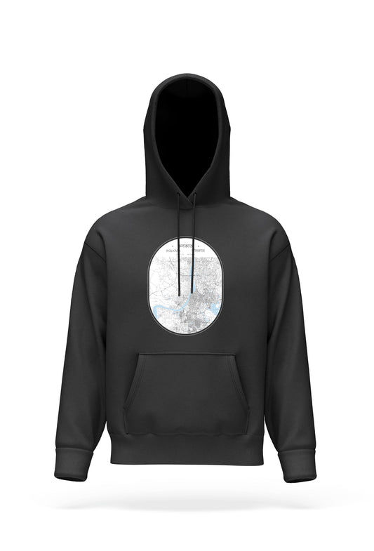 Kolkata Map Hoodie Unisex