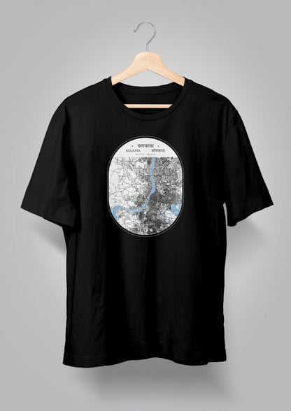Kolkata Map Unisex T-shirts
