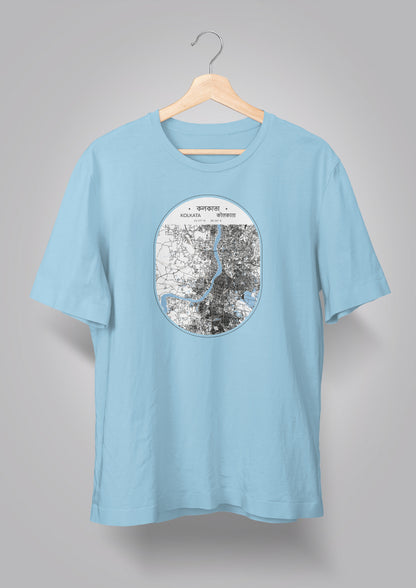 Kolkata Map Unisex T-shirts