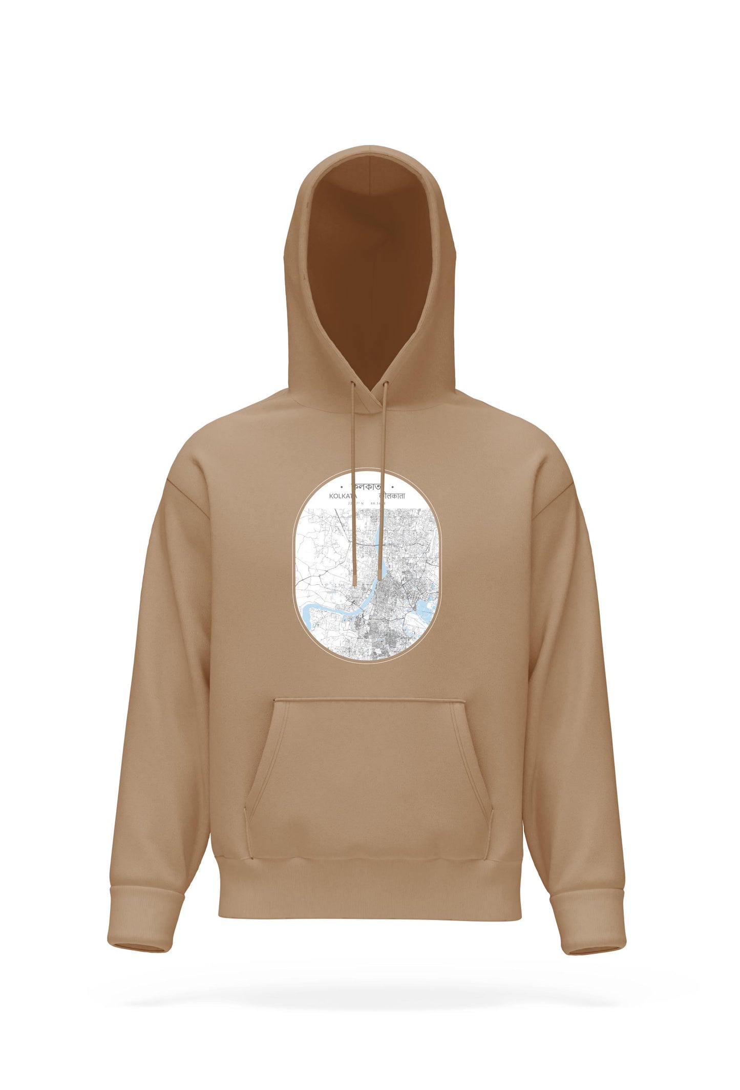 Kolkata Map Hoodie Unisex