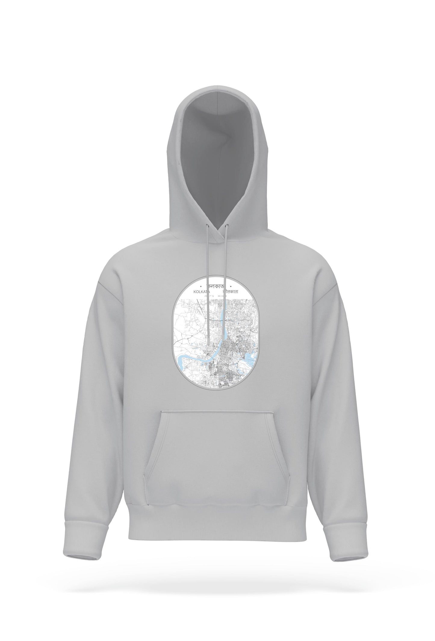 Kolkata Map Hoodie Unisex