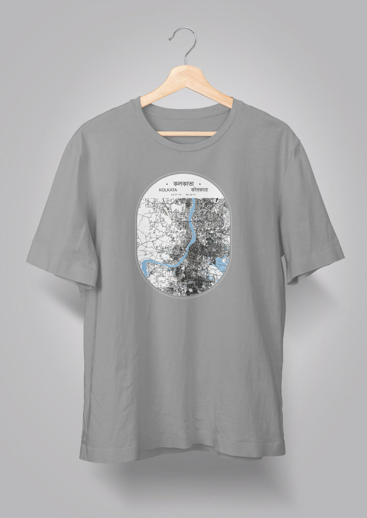 Kolkata Map Unisex T-shirts