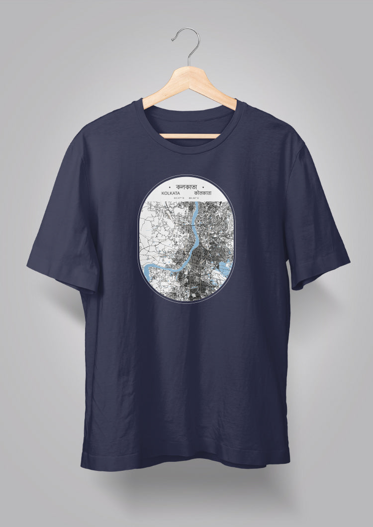 Kolkata Map Unisex T-shirts