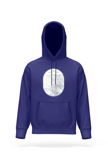 Kolkata Map Hoodie Unisex