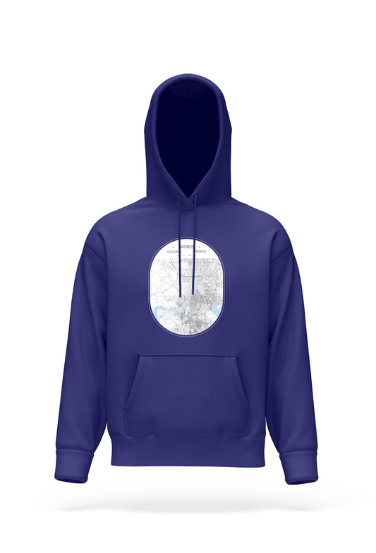 Kolkata Map Hoodie Unisex