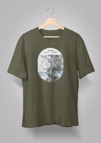 Kolkata Map Unisex T-shirts