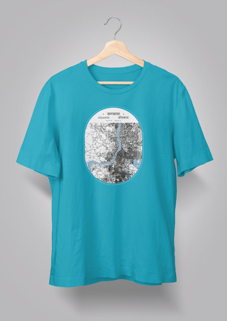 Kolkata Map Unisex T-shirts