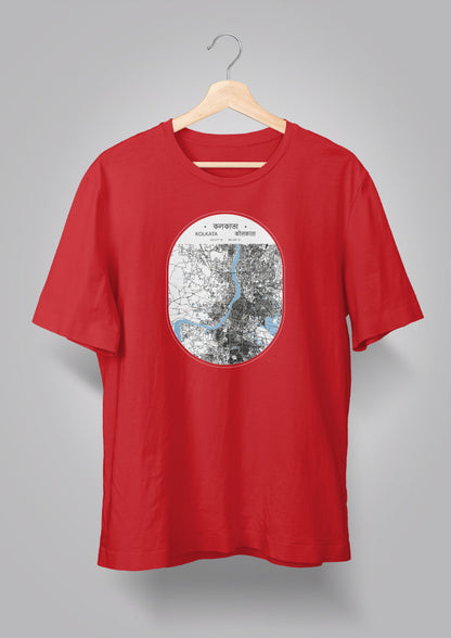 Kolkata Map Unisex T-shirts