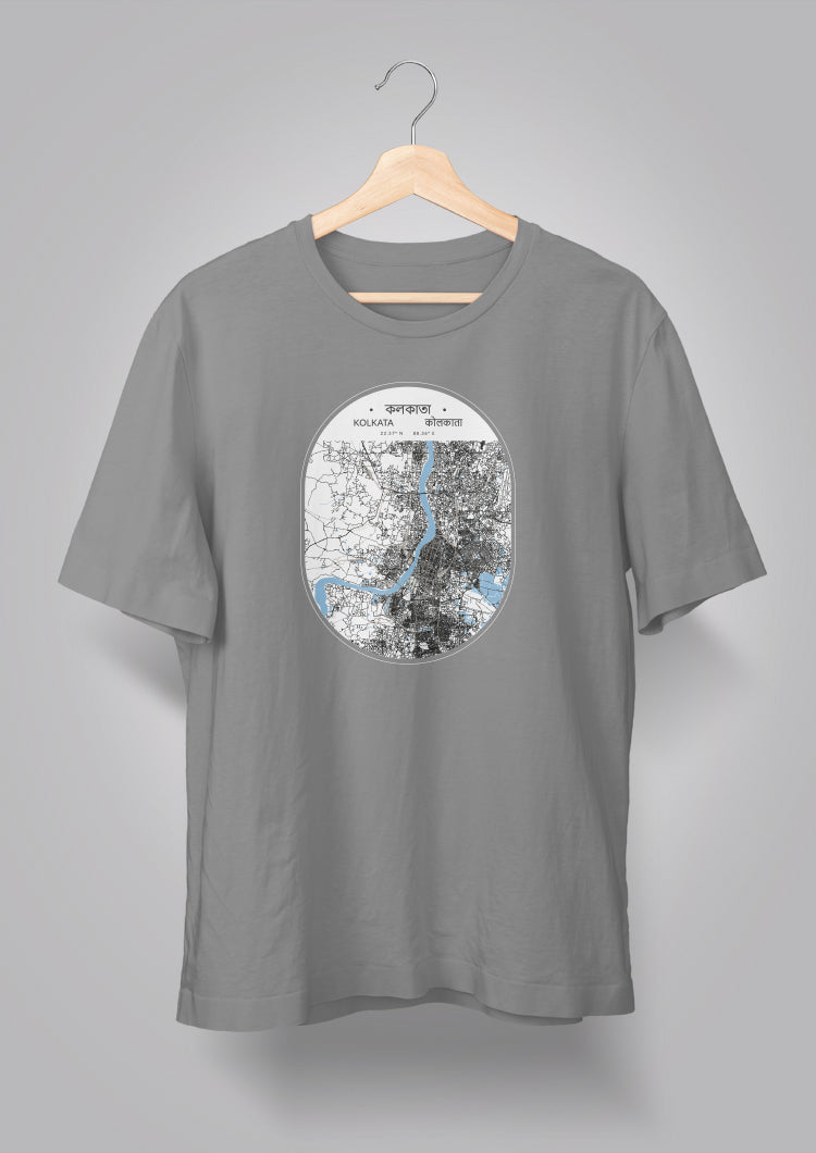 Kolkata Map Unisex T-shirts