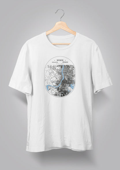 Kolkata Map Unisex T-shirts