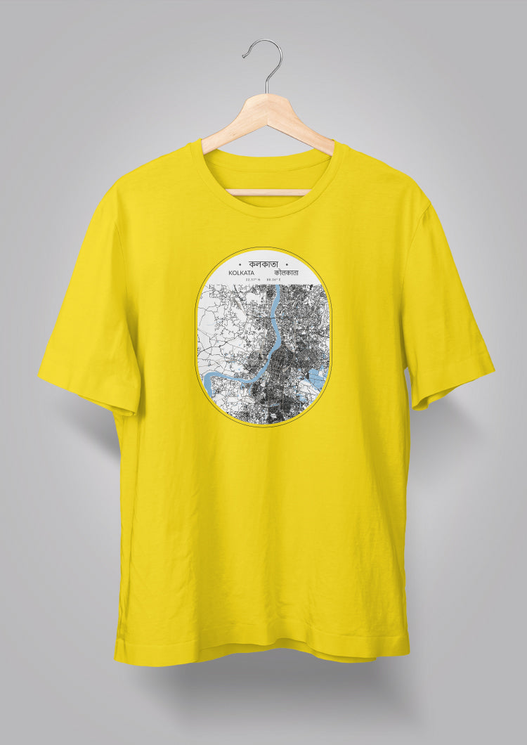 Kolkata Map Unisex T-shirts