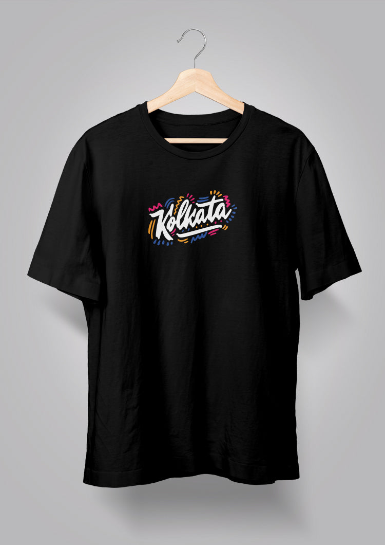 Kolkata Graffiti Unisex T-shirts