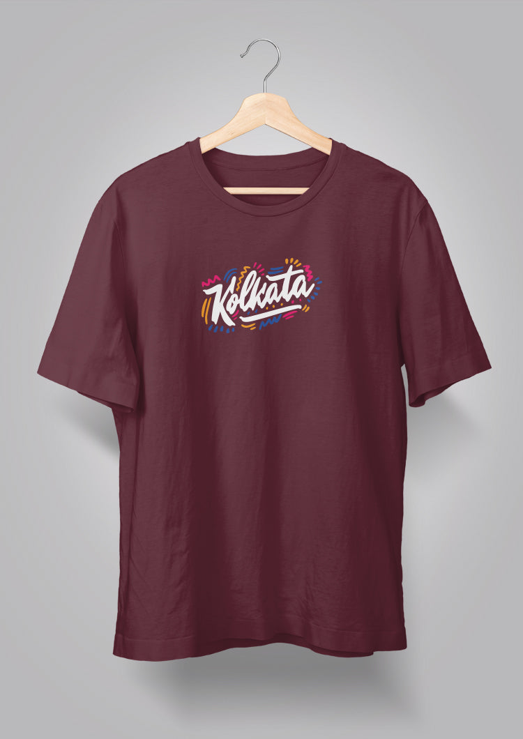 Kolkata Graffiti Unisex T-shirts