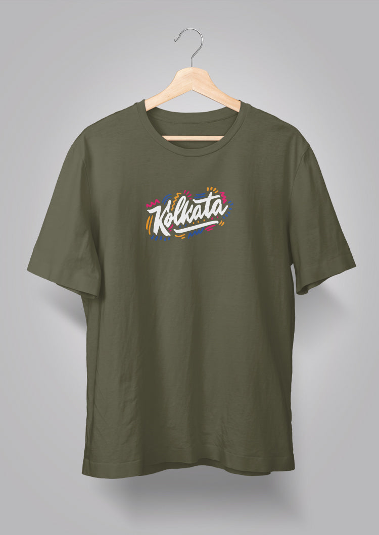 Kolkata Graffiti Unisex T-shirts