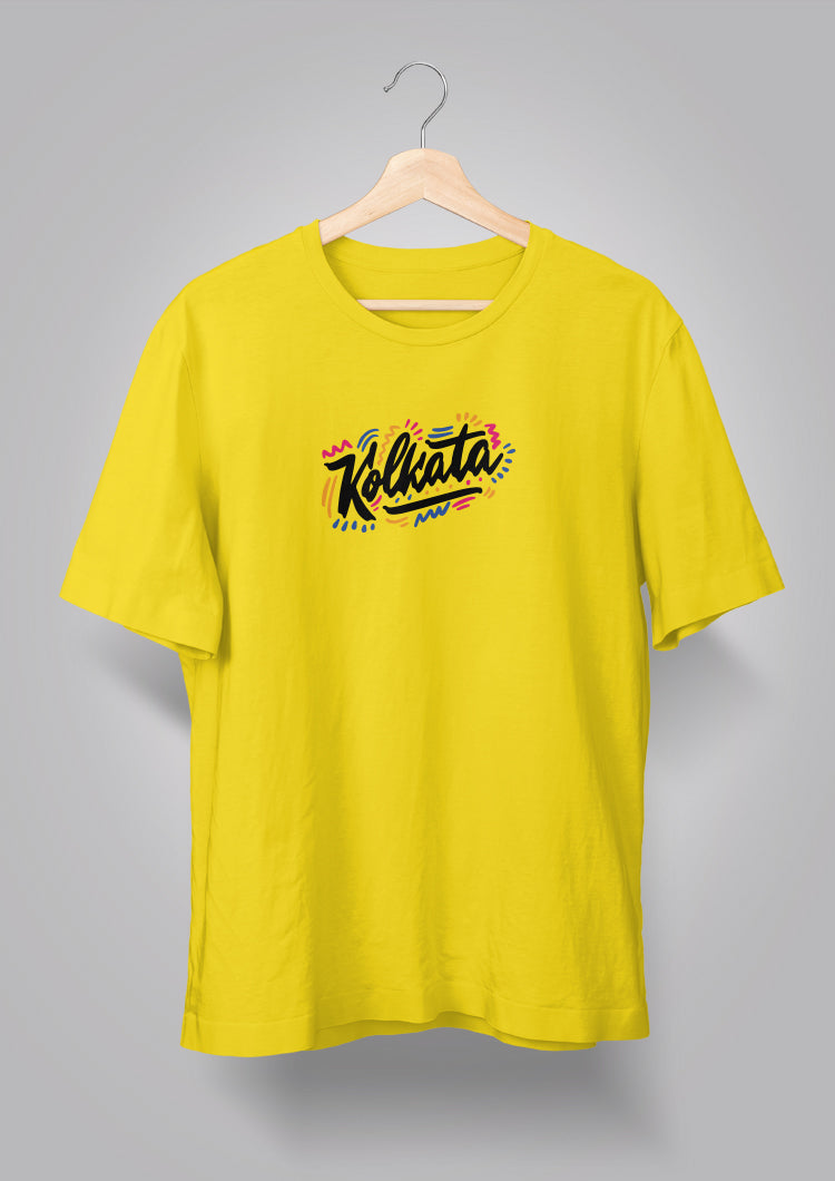 Kolkata Graffiti Unisex T-shirts