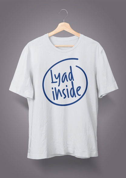 Lyad Inside White Unisex T-Shirts
