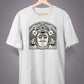 Shiva Mask B/W Unisex