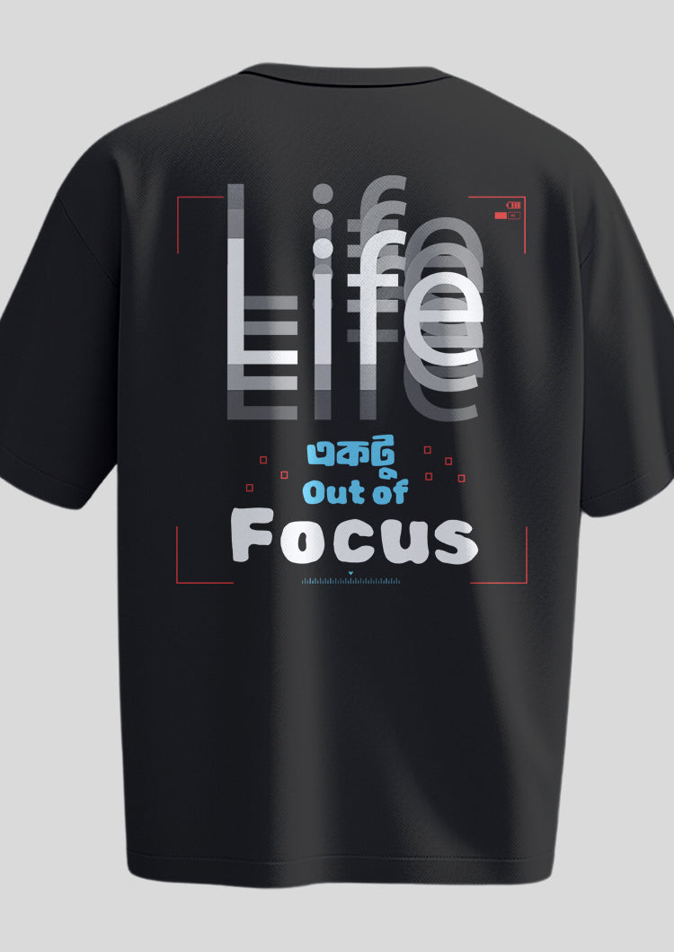 Life Ektu Out of Focus Oversized T-Shirt