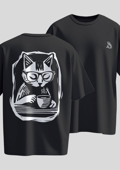 The Caffeine Cat Oversized