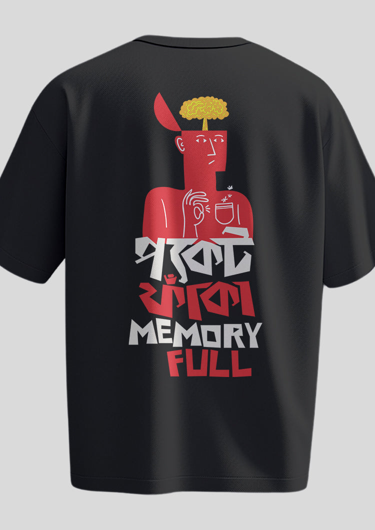 Pocket Phnaka Memory Full Oversized T-Shirt