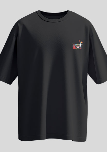 Lens Achhe Shanti Nei Oversized T-Shirt