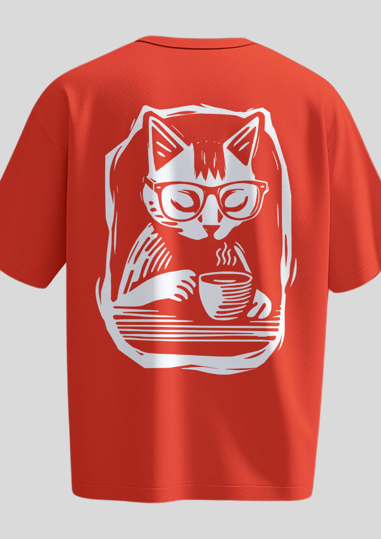The Caffeine Cat Oversized