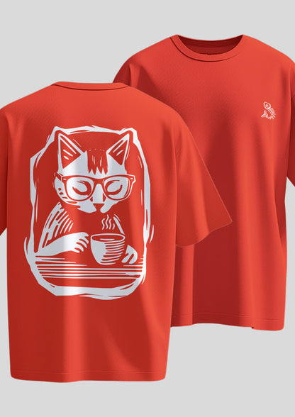 The Caffeine Cat Oversized