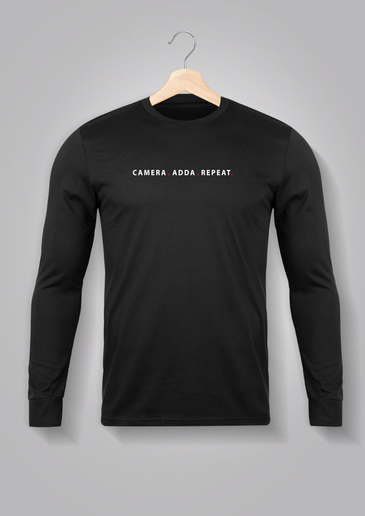 Camera Adda Repeat Full Sleeve T-Shirt
