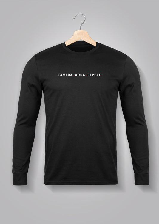 Camera Adda Repeat Full Sleeve T-Shirt