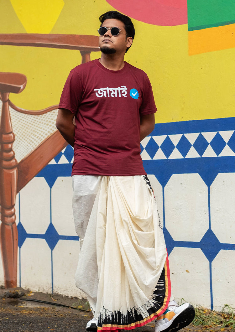 JAMAI VERIFIED X  CALCUTTA SKYLINE DHUTI